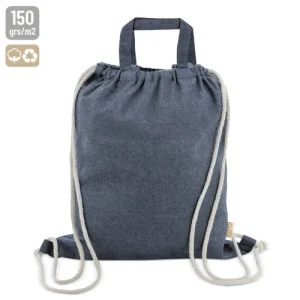 SACO MOCHILA DE ALGODÃO RECICLADO "AGRA"