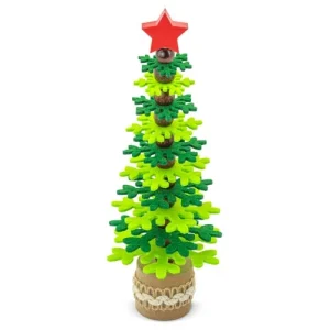 ÁRVORE DE NATAL EM RPET E MADEIRA RECICLADA "PUKKY"
