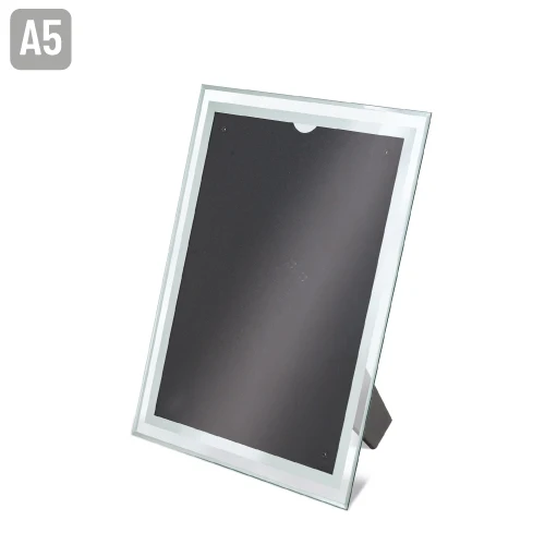 MOLDURA EM VIDRO PARA DIPLOMA A5 "BISELA" - Image 2