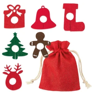 SET DE 6 MARCADORES DE FELTRO PARA TAÇAS "NYBY"