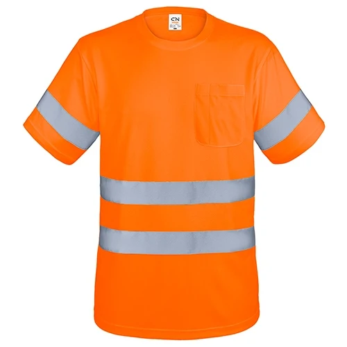 T-SHIRT COM BOLSO E FAIXAS REFLETIVAS "KRZ" - Image 4