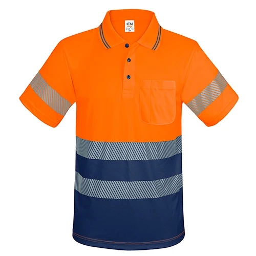 Polo com bolso e faixas refletoras elásticas “QVO” - Image 4
