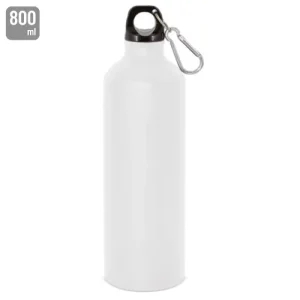 Garrafa de aluminio com mosquetao 800ml "Tuareg"
