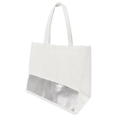BOLSA “LAFAYETTE” BRANCO/PRATA