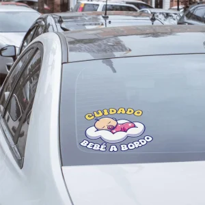 Autocolante Bebé a Bordo - Menina
