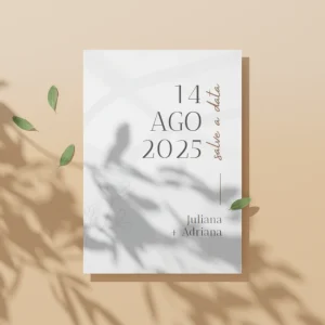 Save the Date Casamento Ref. 11007